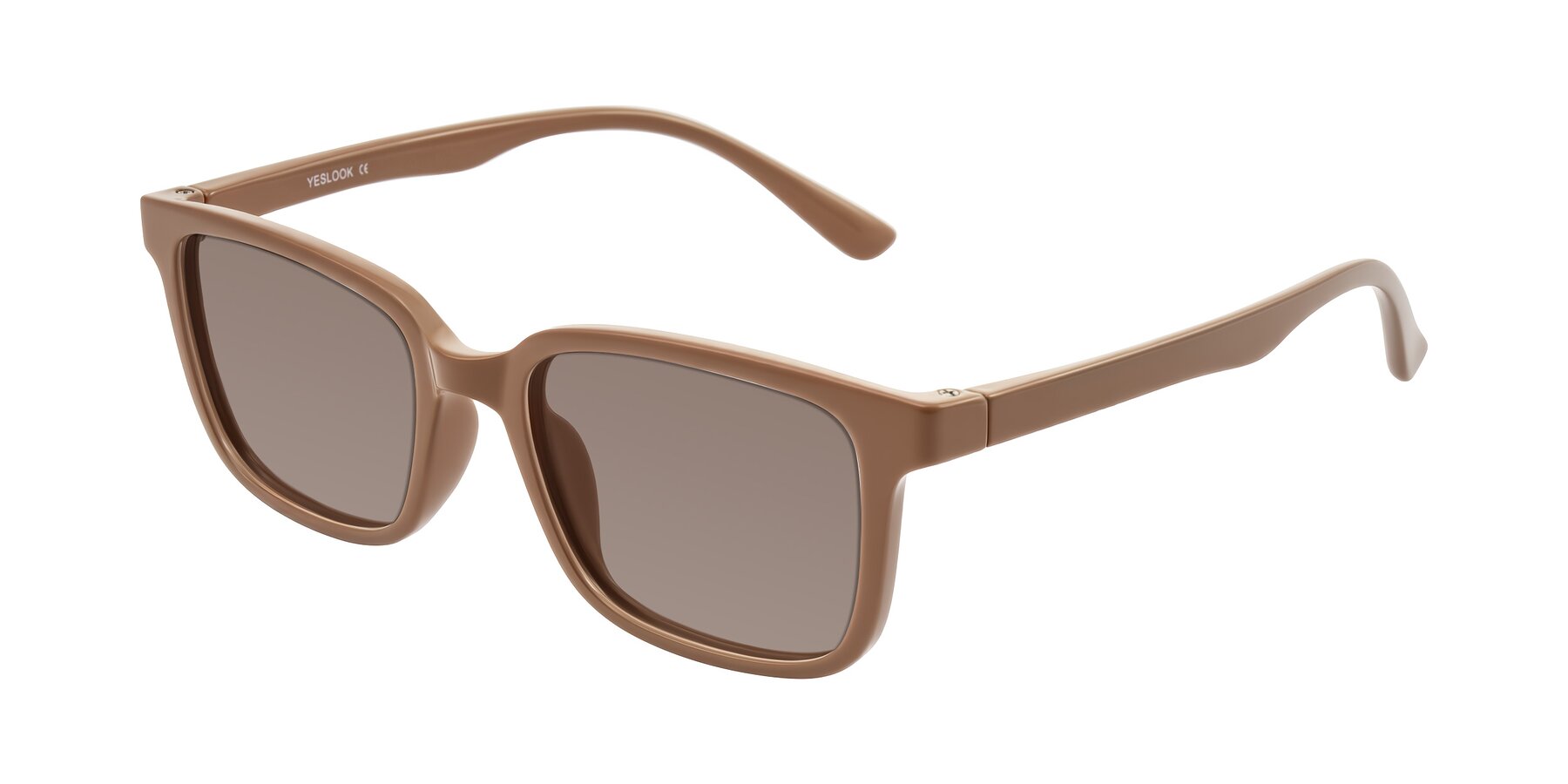 Angle of Joynton in Milk Chocolate with Medium Brown Tinted Lenses