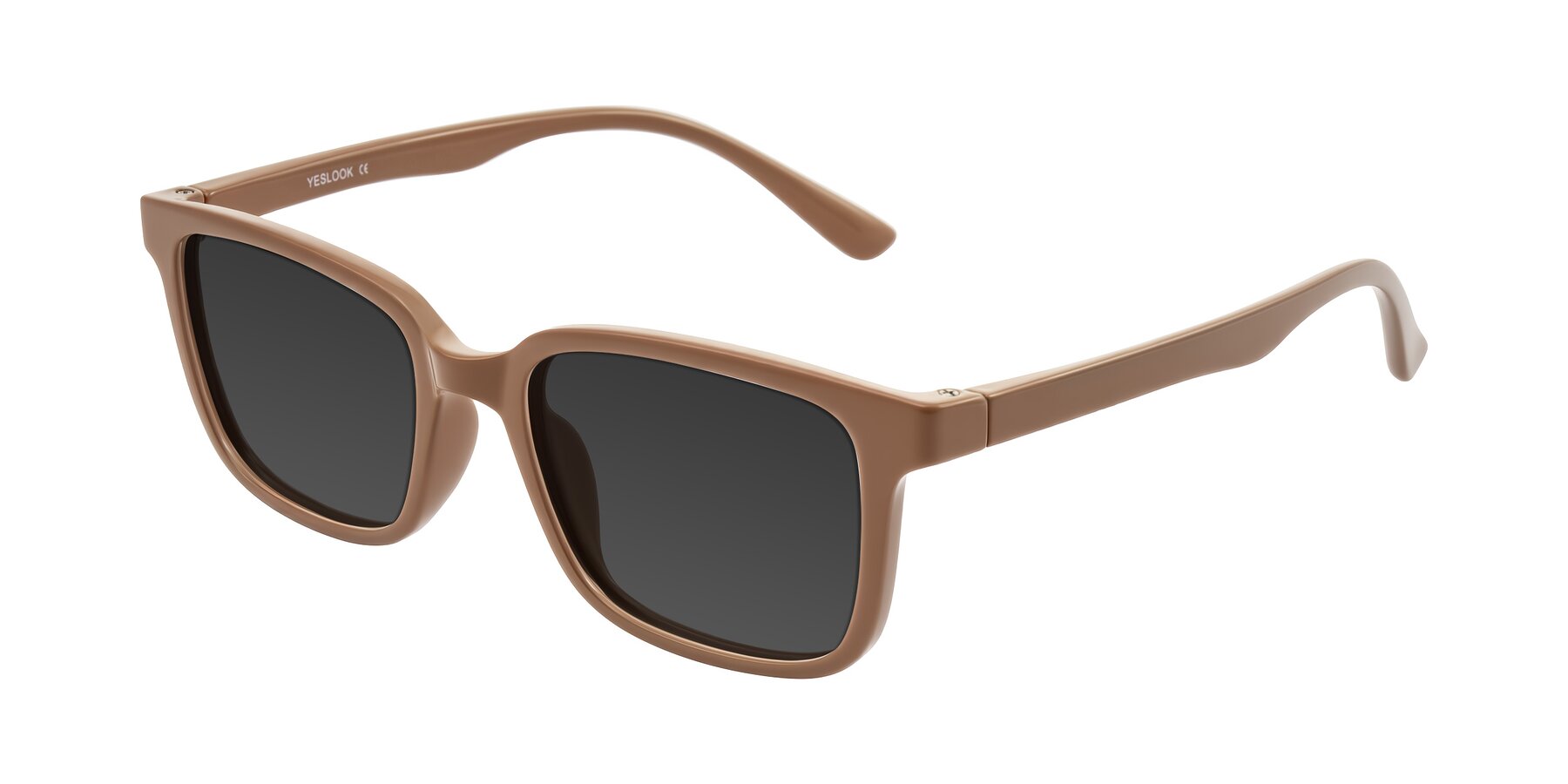 Angle of Joynton in Milk Chocolate with Gray Tinted Lenses