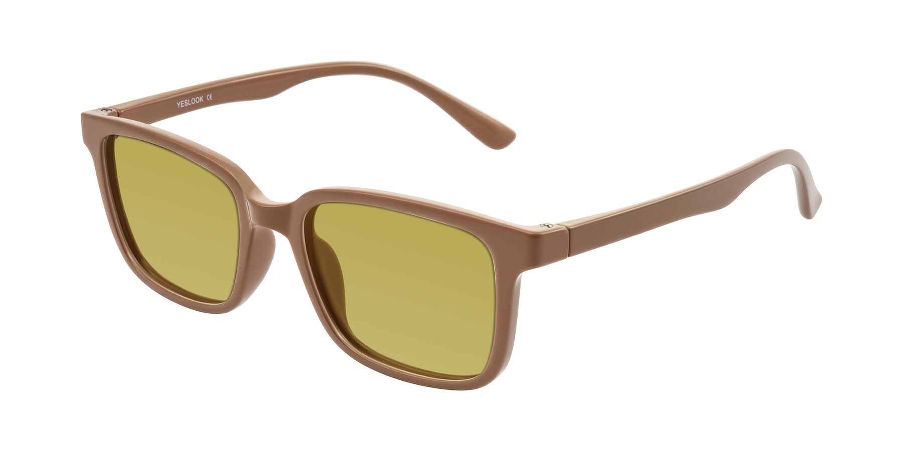 Angle of Joynton in Milk Chocolate with Champagne Tinted Lenses