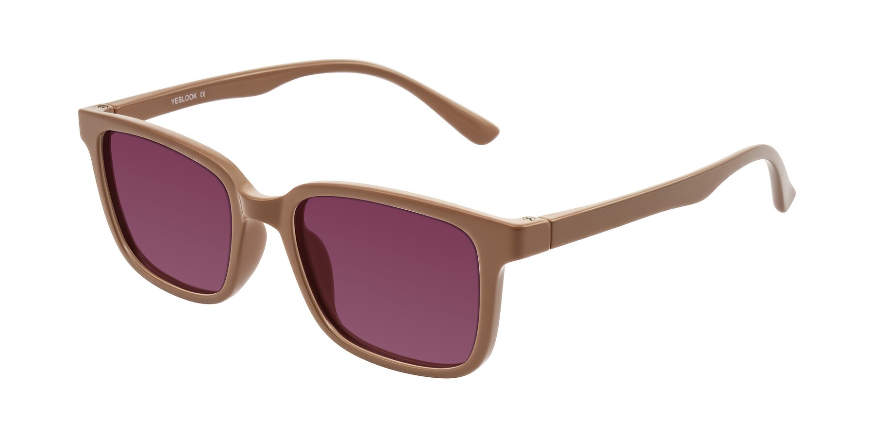 Angle of Joynton in Milk Chocolate with Wine Tinted Lenses