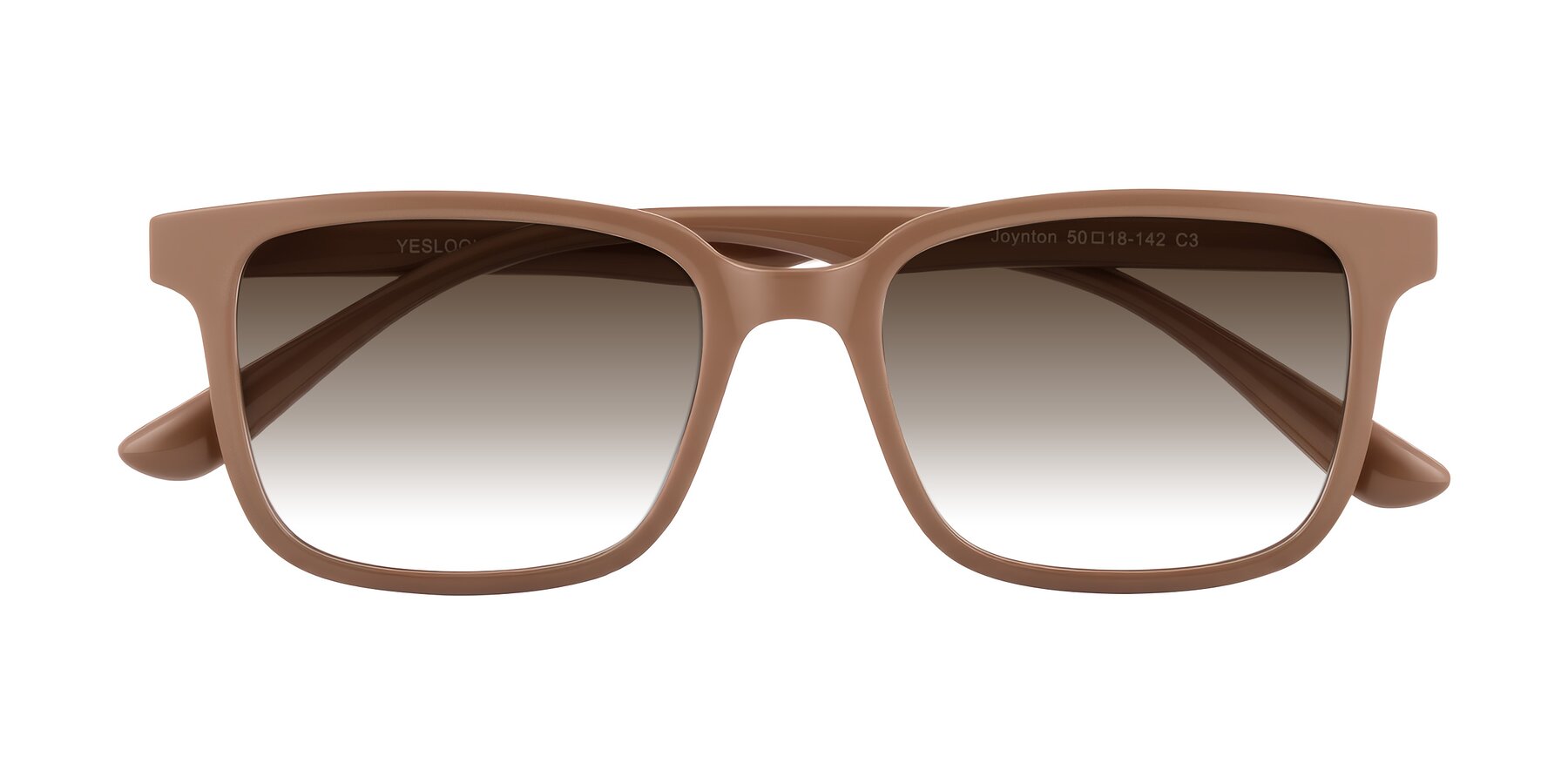 Folded Front of Joynton in Milk Chocolate with Brown Gradient Lenses