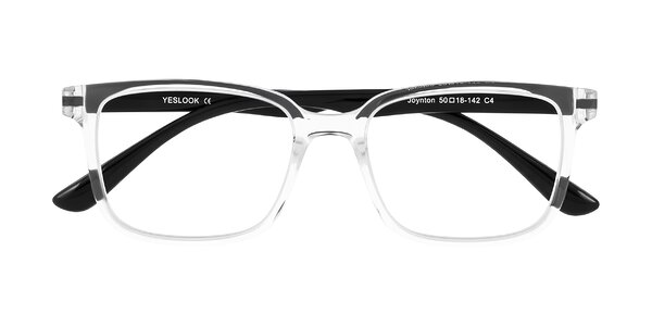 Front of Joynton in Clear/Black