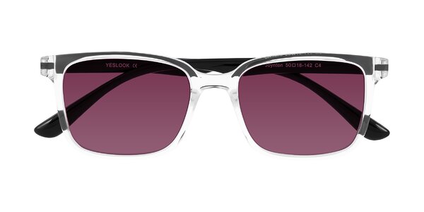 Front of Joynton in Clear/Black
