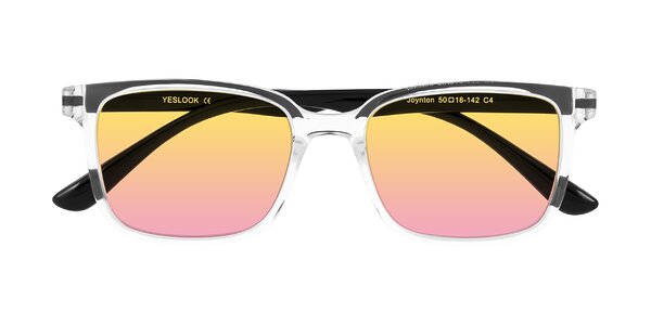 Front of Joynton in Clear/Black