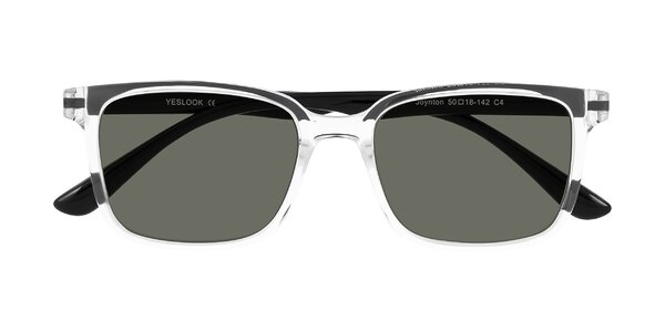 Front of Joynton in Clear/Black