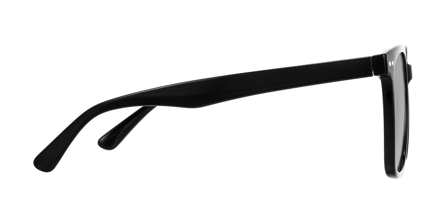 Side of Arroyo in Black with Light Gray Tinted Lenses
