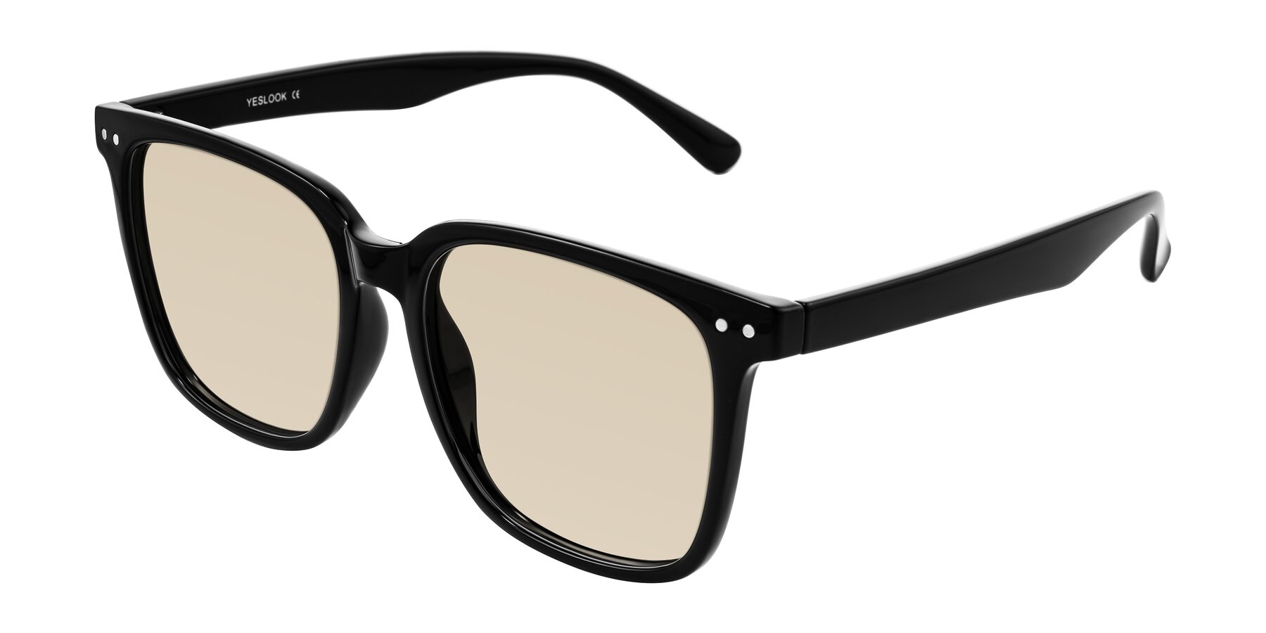 Angle of Arroyo in Black with Light Brown Tinted Lenses