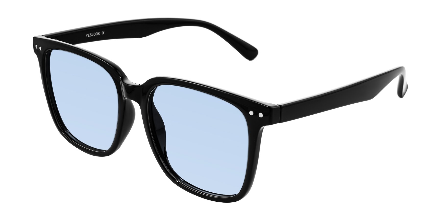 Angle of Arroyo in Black with Light Blue Tinted Lenses