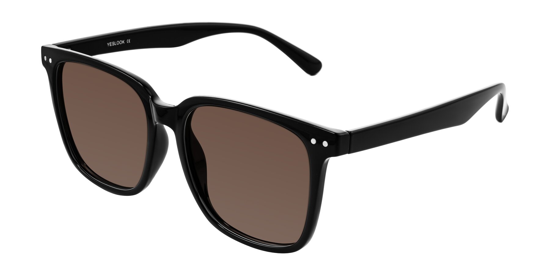 Angle of Arroyo in Black with Brown Tinted Lenses