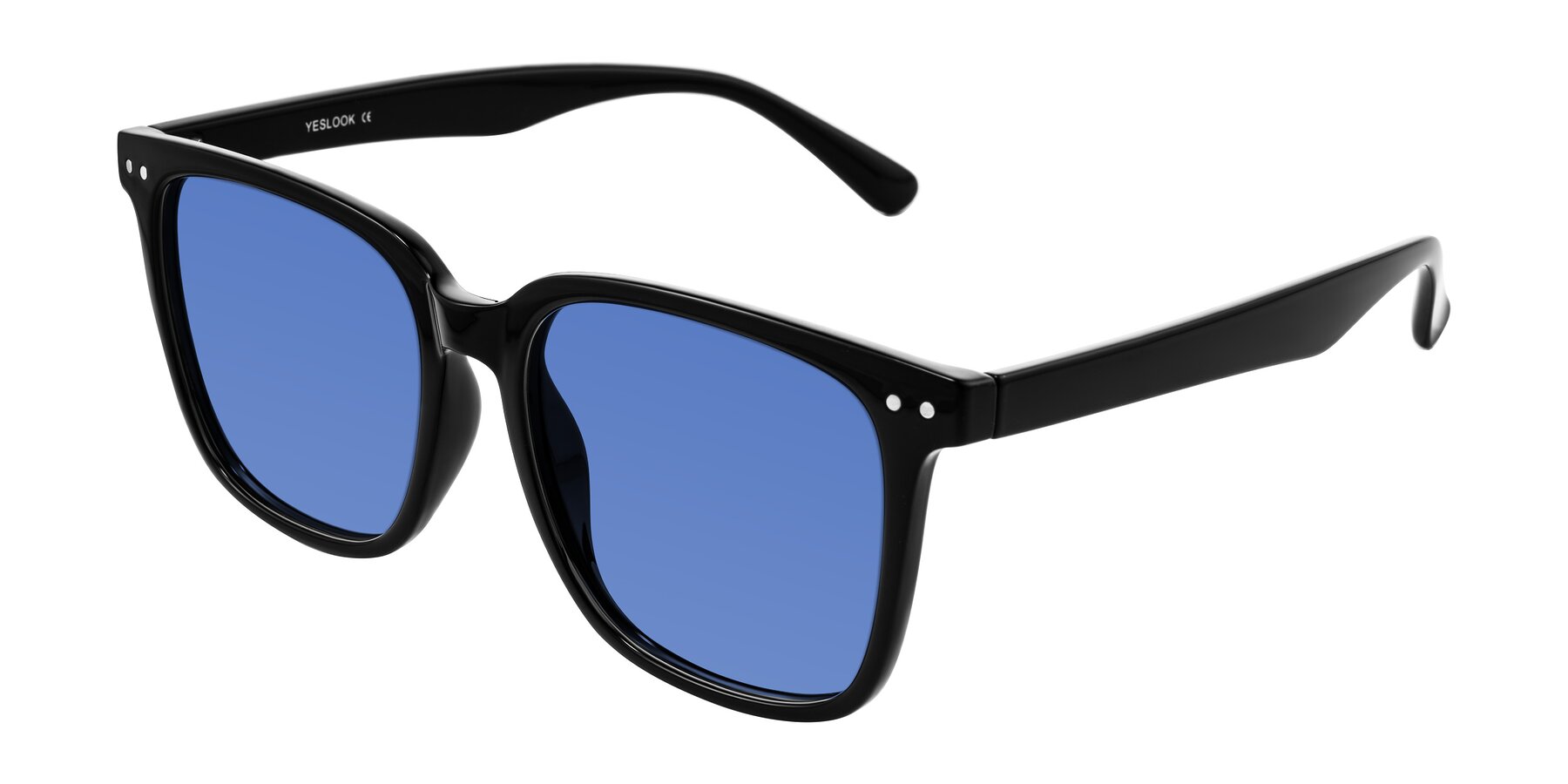 Angle of Arroyo in Black with Blue Tinted Lenses
