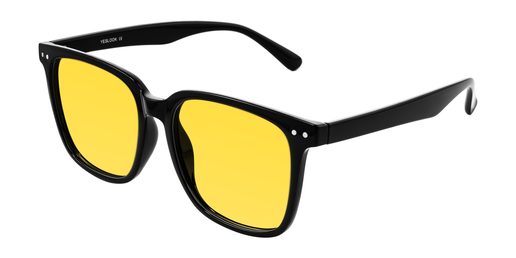 Angle of Arroyo in Black with Yellow Tinted Lenses