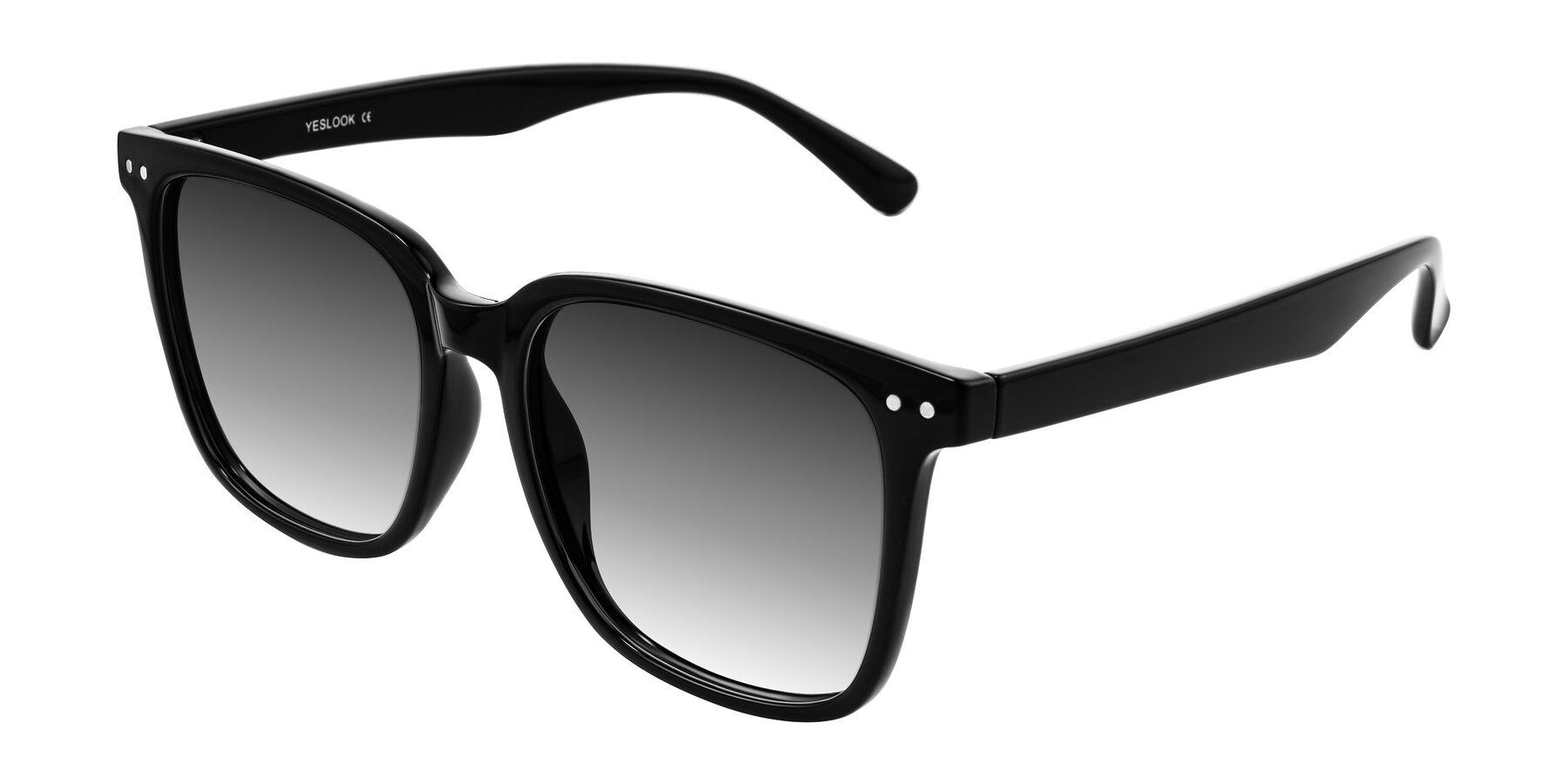 Angle of Arroyo in Black with Gray Gradient Lenses