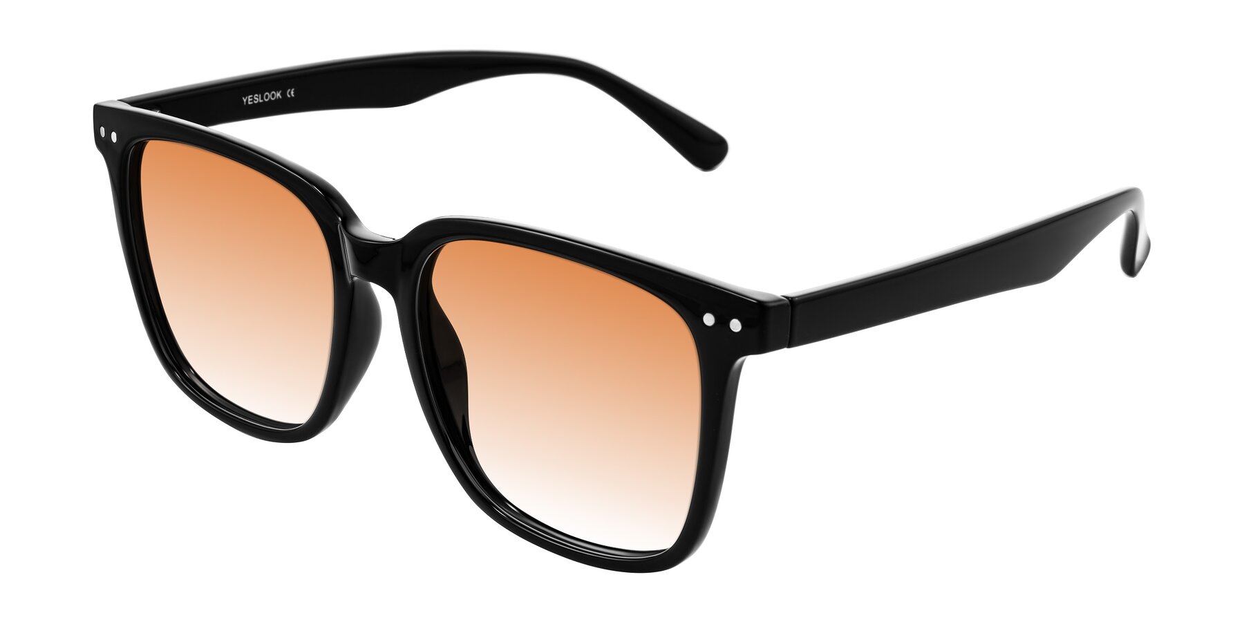 Angle of Arroyo in Black with Orange Gradient Lenses