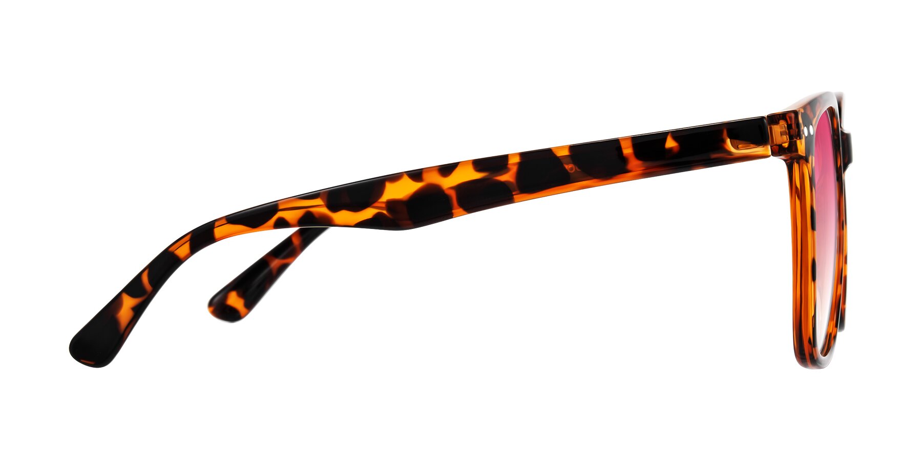 Side of Arroyo in Tortoise with Pink Gradient Lenses