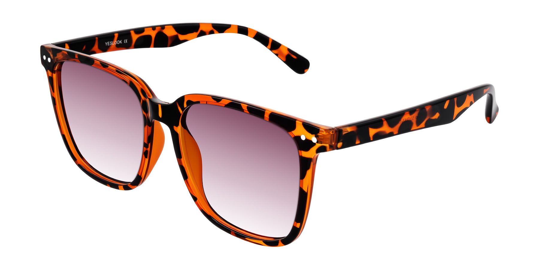 Angle of Arroyo in Tortoise with Wine Gradient Lenses