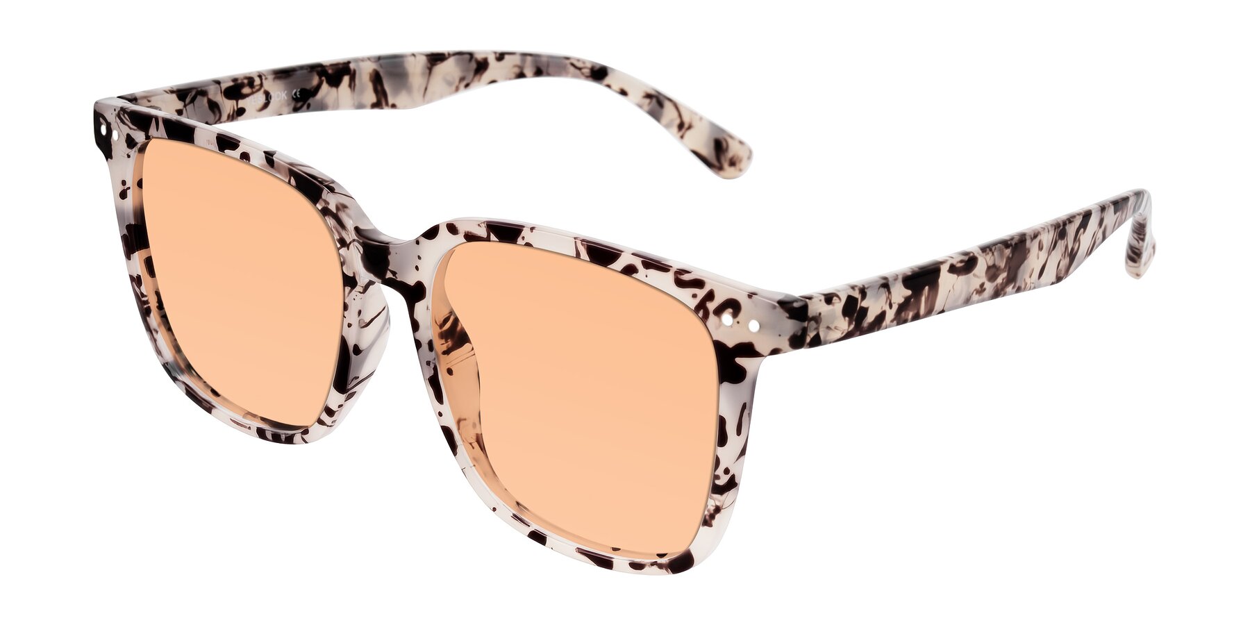 Angle of Arroyo in Ivory Tortoise with Light Orange Tinted Lenses