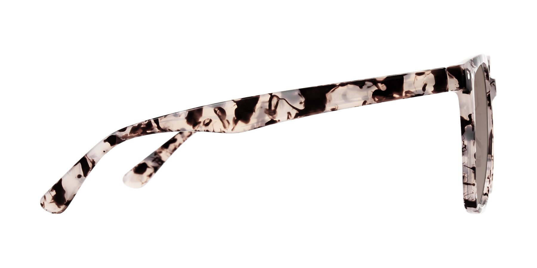 Side of Arroyo in Ivory Tortoise with Medium Brown Tinted Lenses