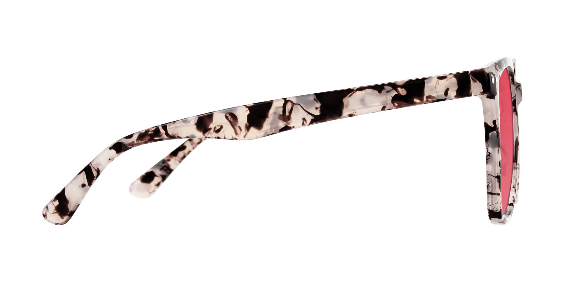 Side of Arroyo in Ivory Tortoise with Red Tinted Lenses