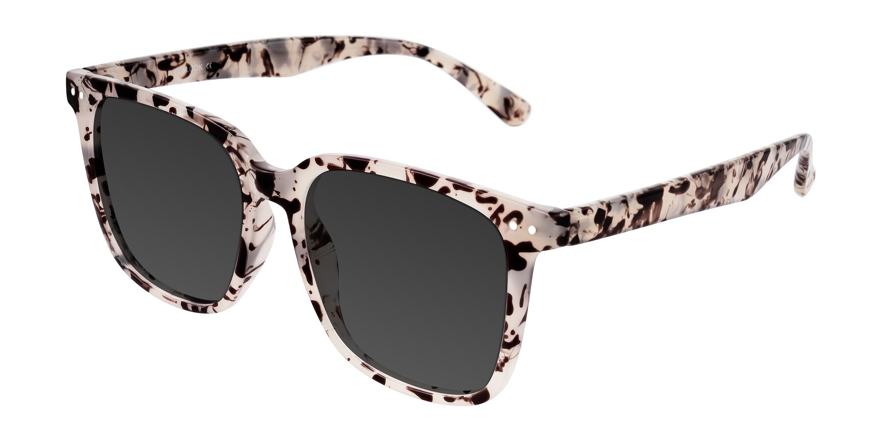 Angle of Arroyo in Ivory Tortoise with Gray Tinted Lenses