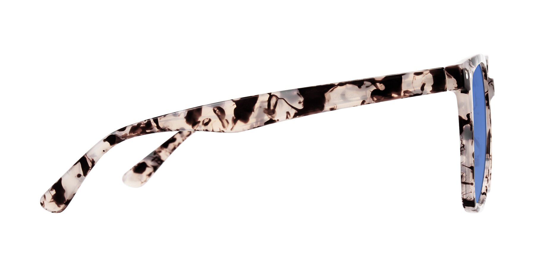 Side of Arroyo in Ivory Tortoise with Blue Tinted Lenses