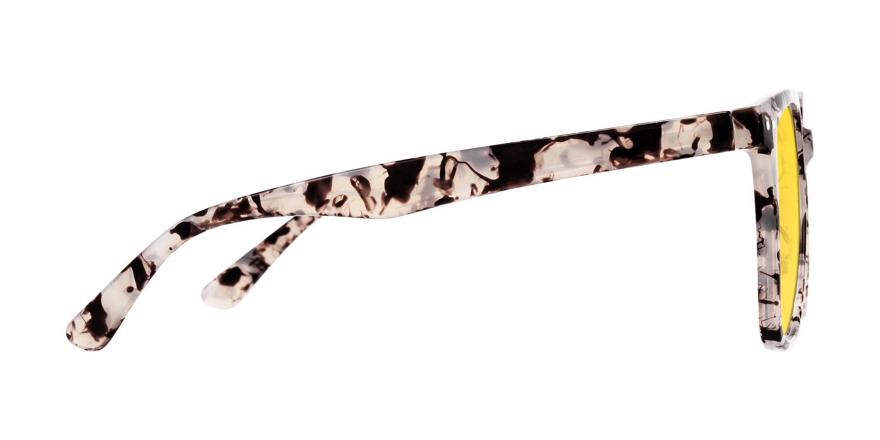 Side of Arroyo in Ivory Tortoise with Yellow Tinted Lenses
