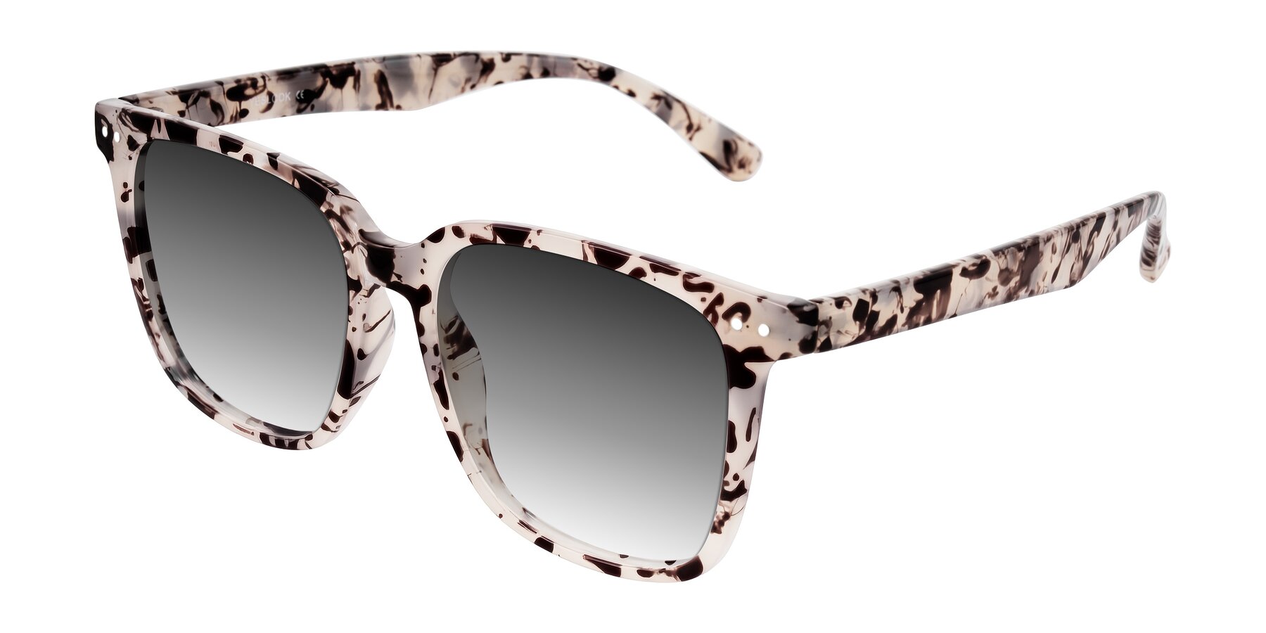 Angle of Arroyo in Ivory Tortoise with Gray Gradient Lenses