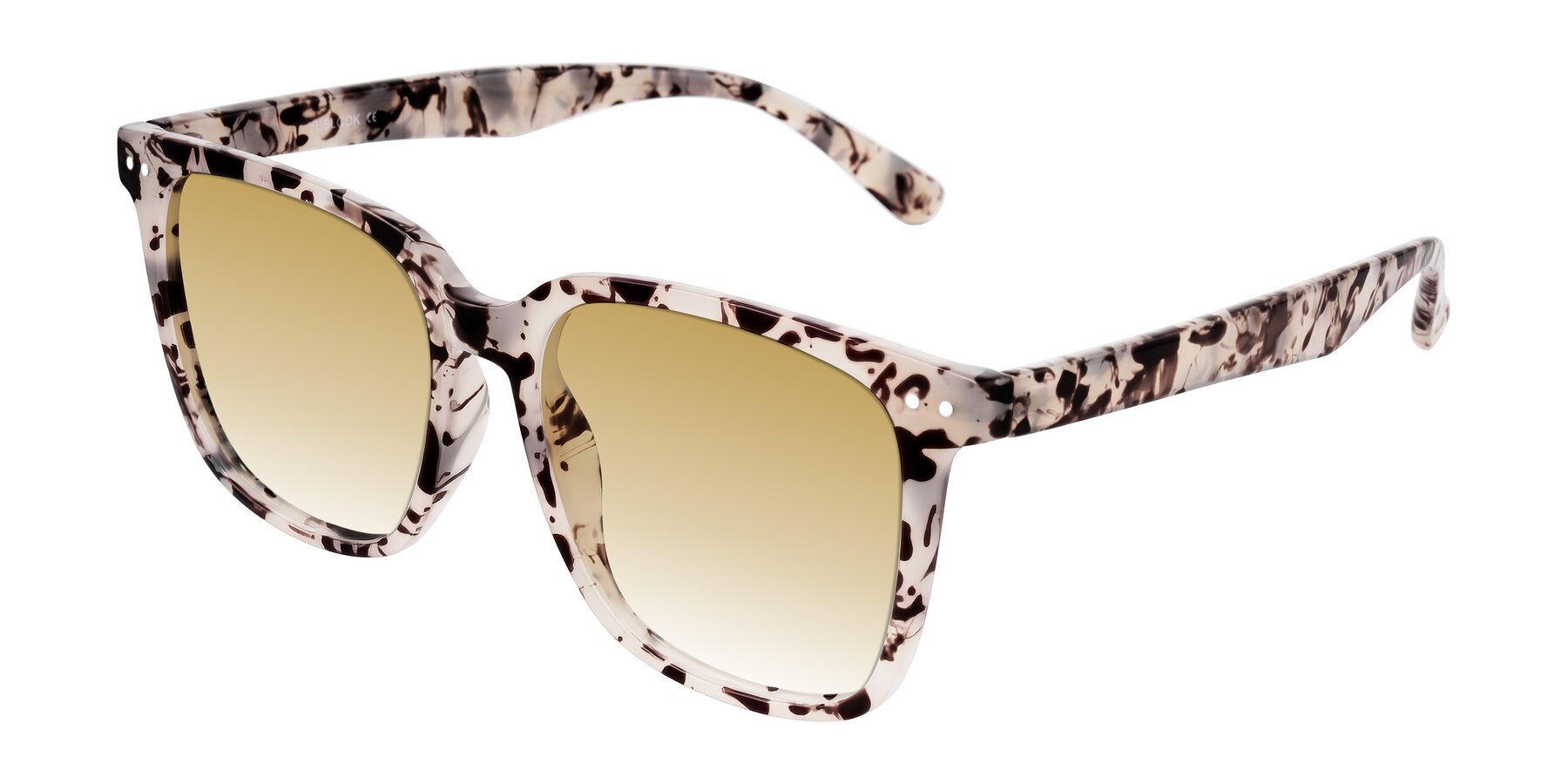 Angle of Arroyo in Ivory Tortoise with Champagne Gradient Lenses