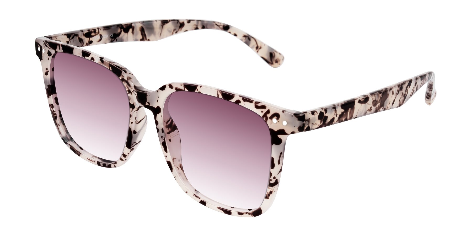 Angle of Arroyo in Ivory Tortoise with Wine Gradient Lenses
