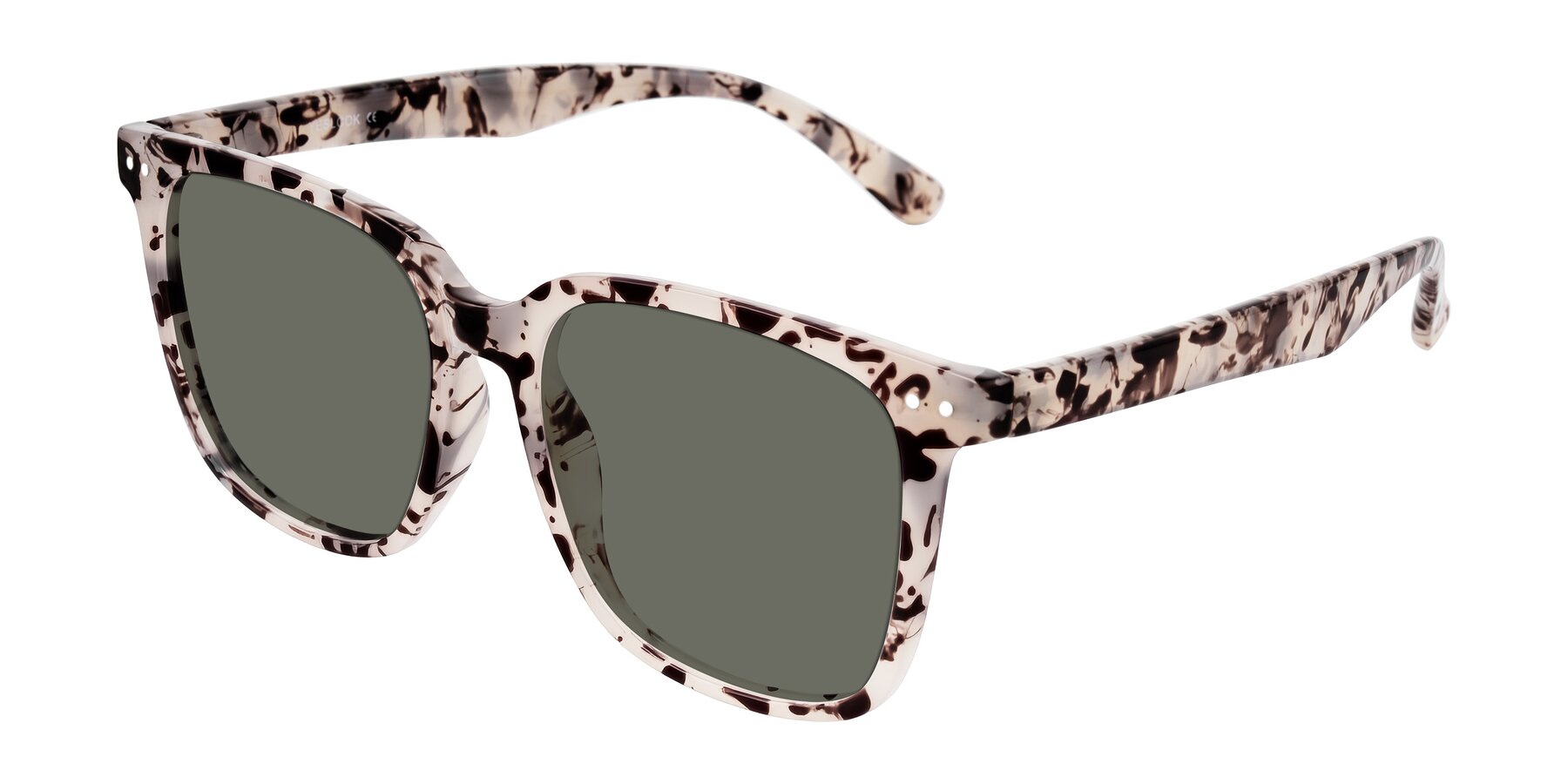 Angle of Arroyo in Ivory Tortoise with Gray Polarized Lenses