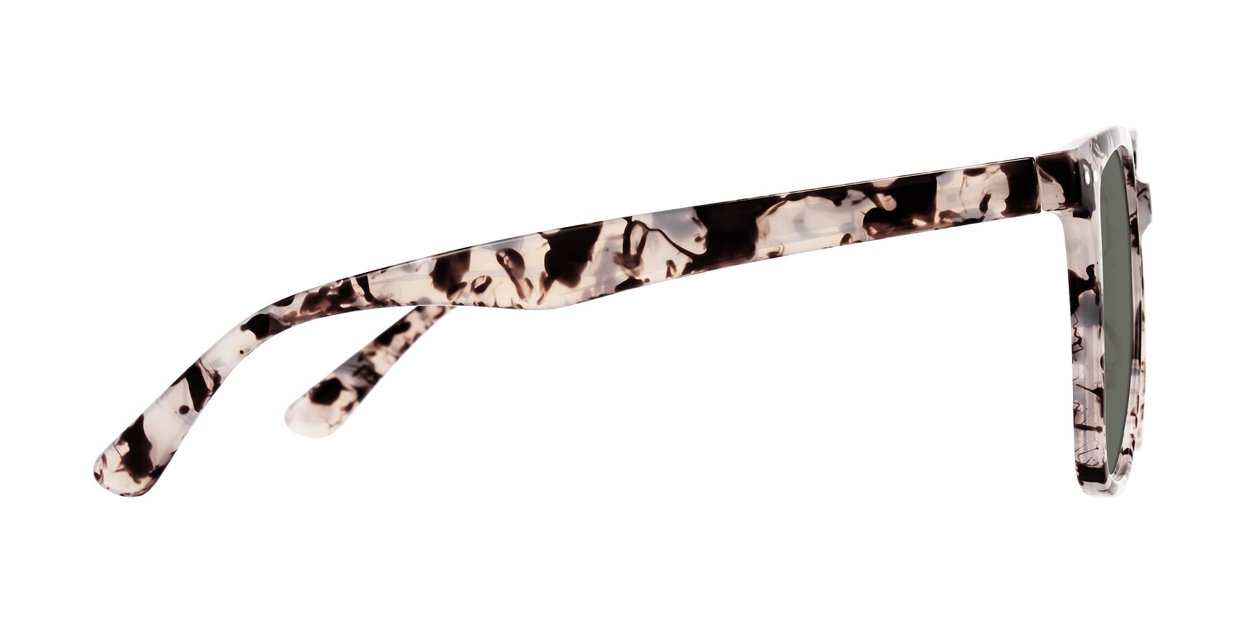 Side of Arroyo in Ivory Tortoise with Gray Polarized Lenses