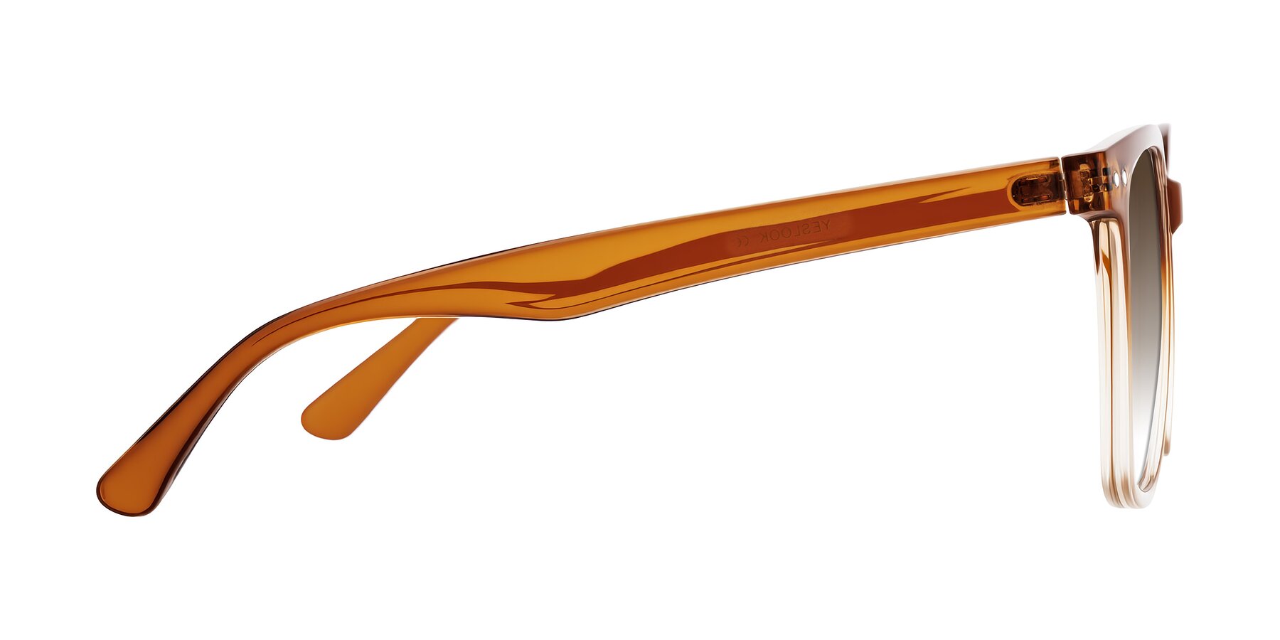 Side of Arroyo in Gradient Caramel with Brown Gradient Lenses