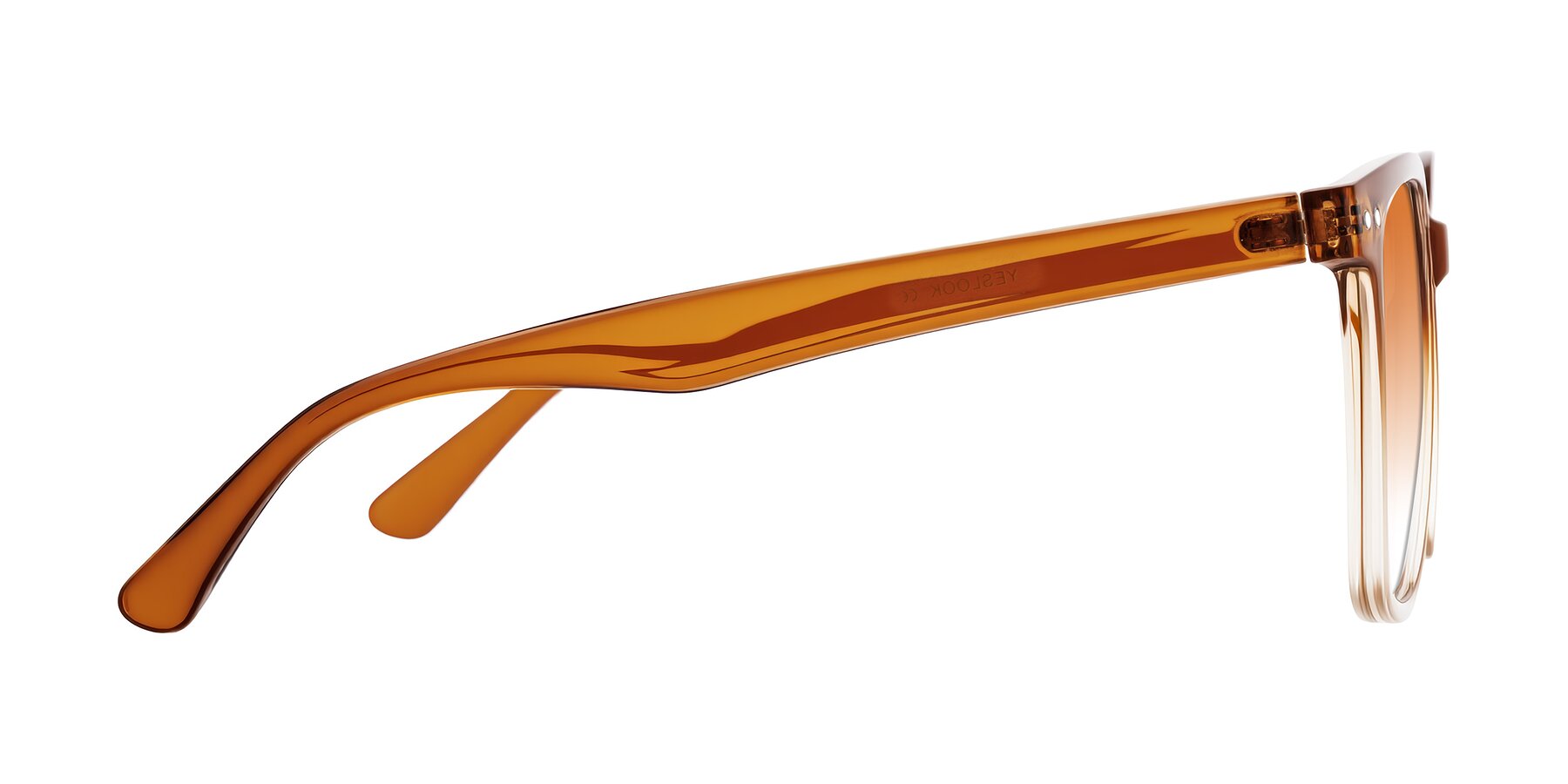 Side of Arroyo in Gradient Caramel with Orange Gradient Lenses