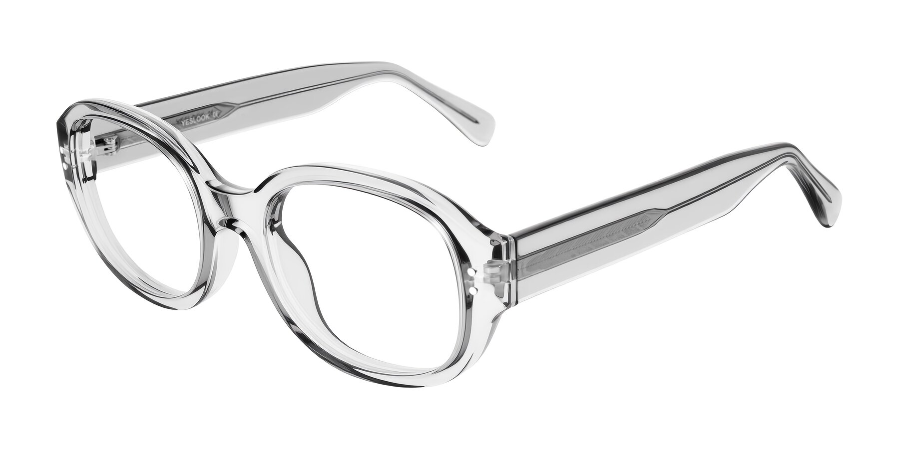 Angle of Novak in Transparent Gray with Clear Blue Light Blocking Lenses