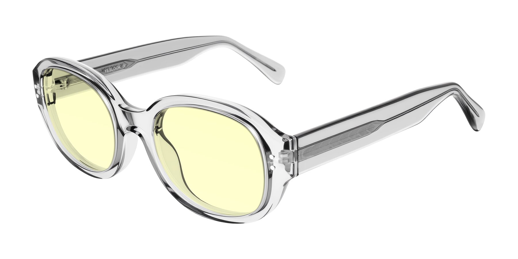 Angle of Novak in Transparent Gray with Light Yellow Tinted Lenses
