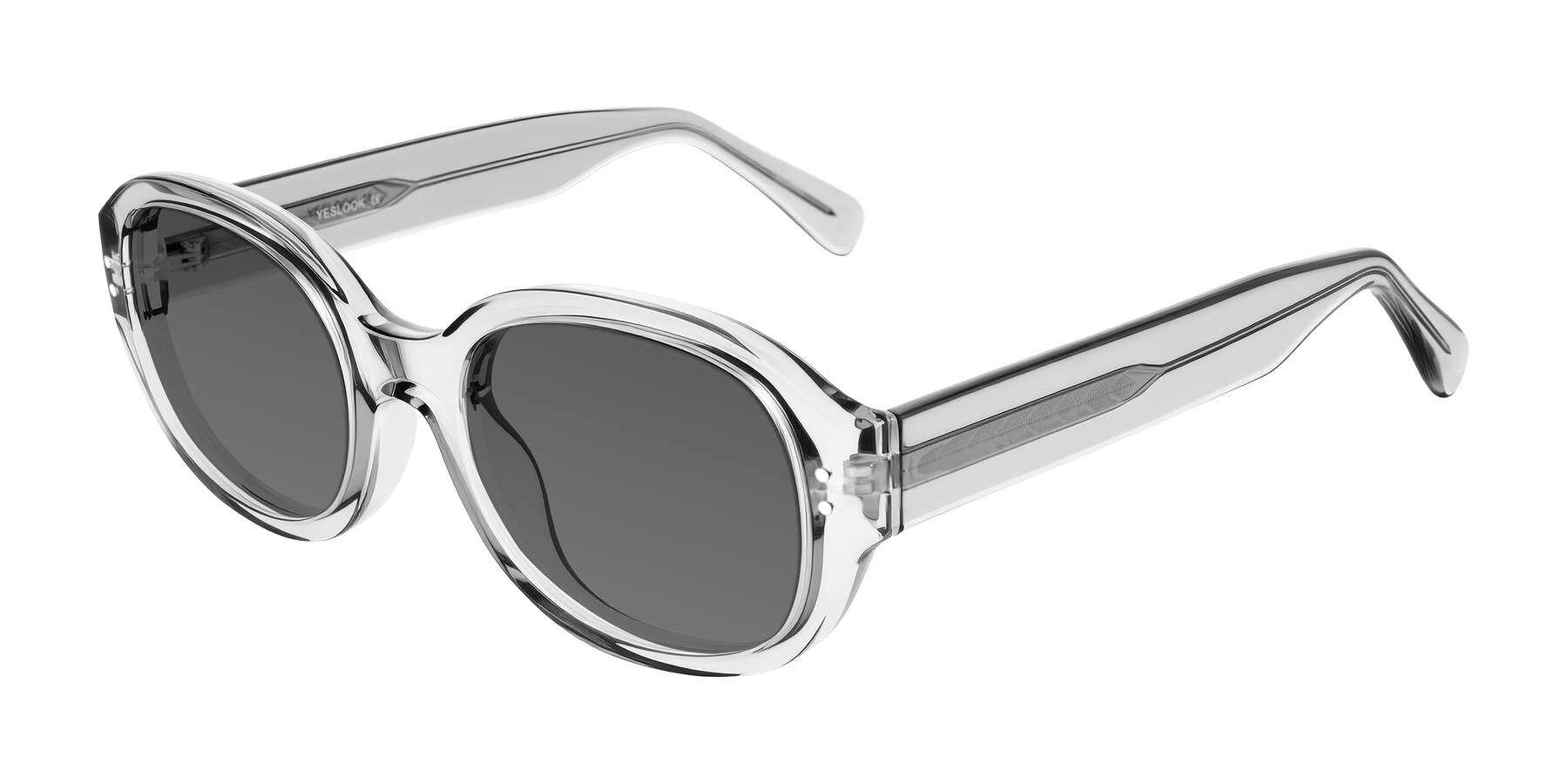 Angle of Novak in Transparent Gray with Medium Gray Tinted Lenses