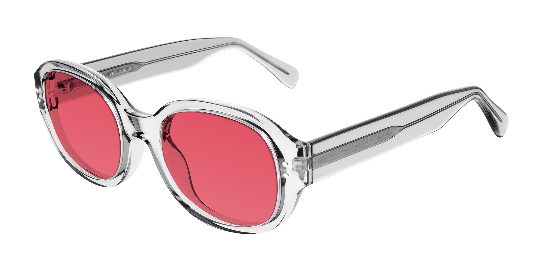 Angle of Novak in Transparent Gray with Red Tinted Lenses