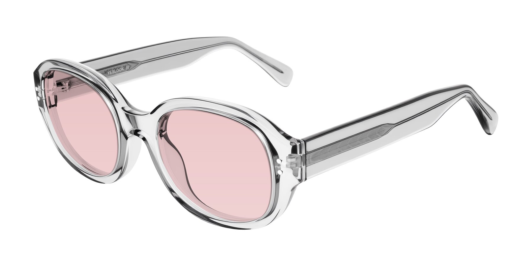 Angle of Novak in Transparent Gray with Light Garnet Tinted Lenses