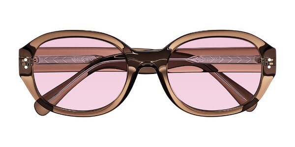 Front of Novak in Translucent Brown