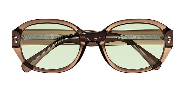 Front of Novak in Translucent Brown