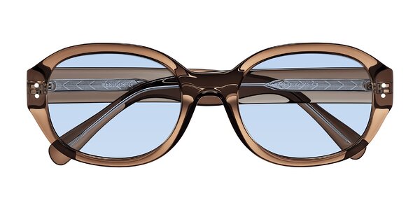 Front of Novak in Translucent Brown