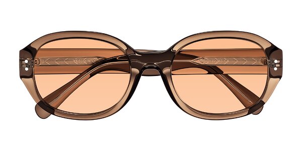 Front of Novak in Translucent Brown