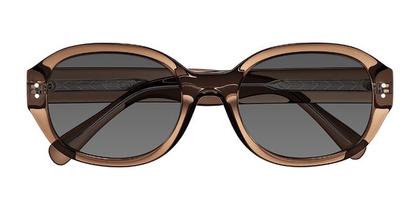 Front of Novak in Translucent Brown