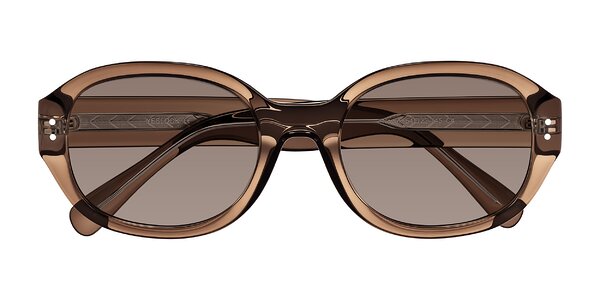 Front of Novak in Translucent Brown