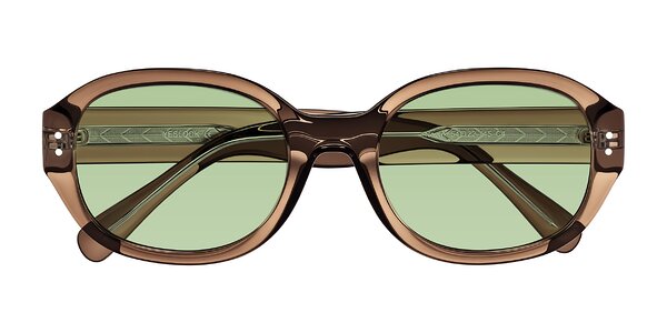 Front of Novak in Translucent Brown