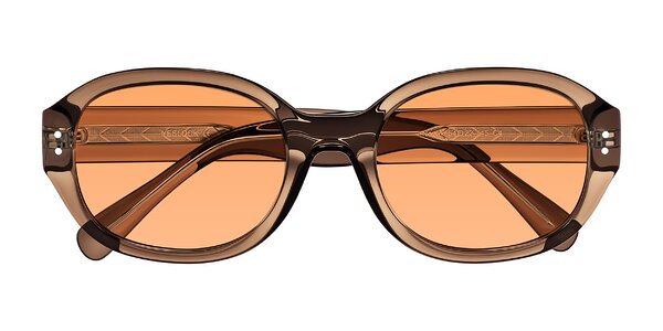 Front of Novak in Translucent Brown