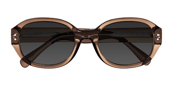 Front of Novak in Translucent Brown