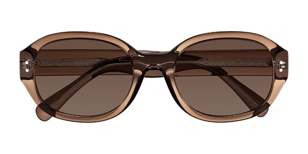 Front of Novak in Translucent Brown