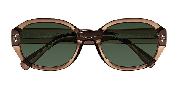 Front of Novak in Translucent Brown
