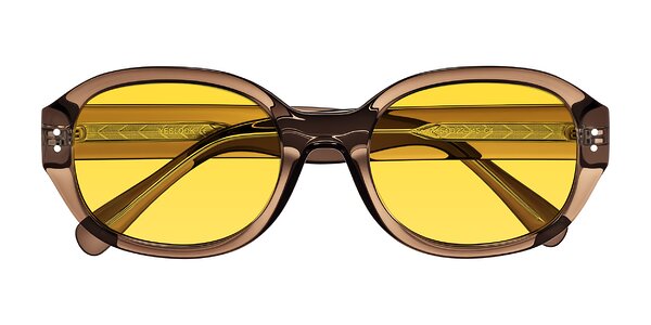 Front of Novak in Translucent Brown
