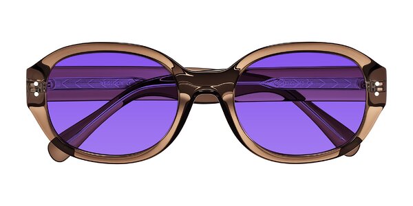 Front of Novak in Translucent Brown